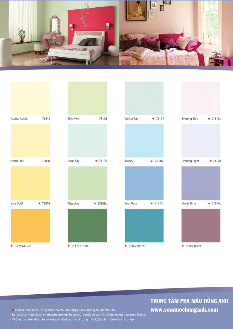 Bảng màu Dulux 5 in 1